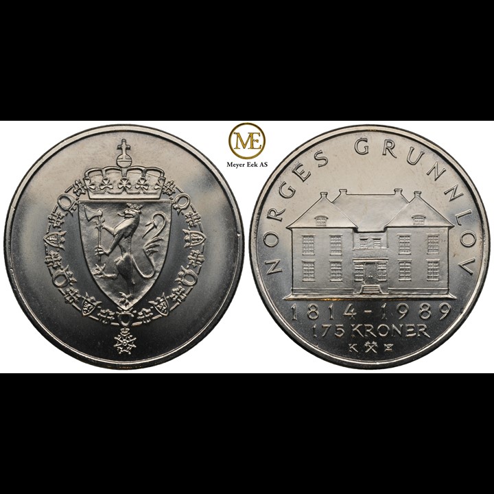 175 kroner jubileum 1989. Kv.0