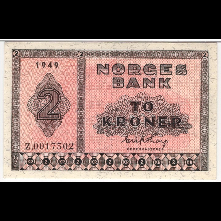 2 kroner 1945 D.7751758. Kv.0-