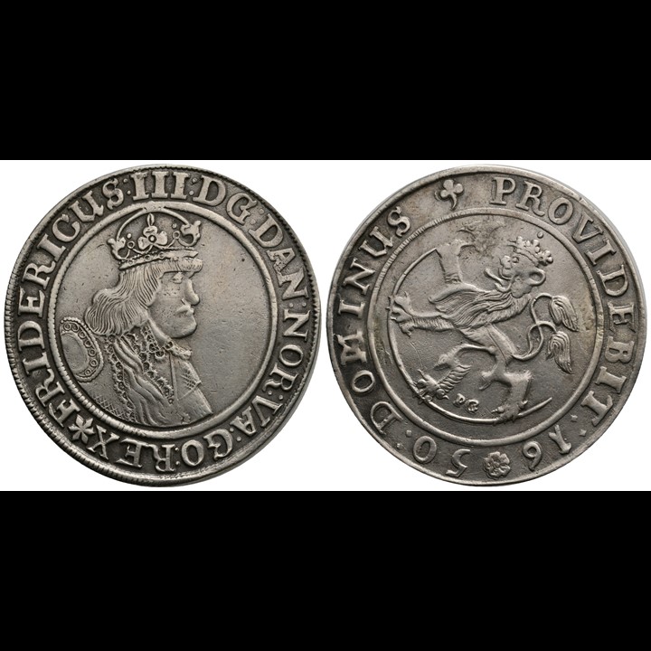 Speciedaler 1650 Frederik III. Kv.1+