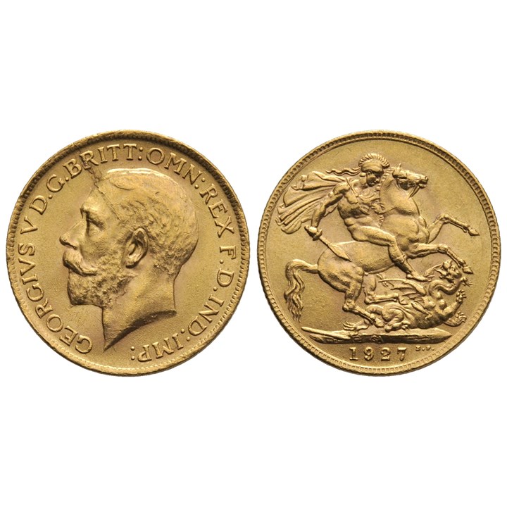 Sovereign 1927 Georg V. Kv.0/01