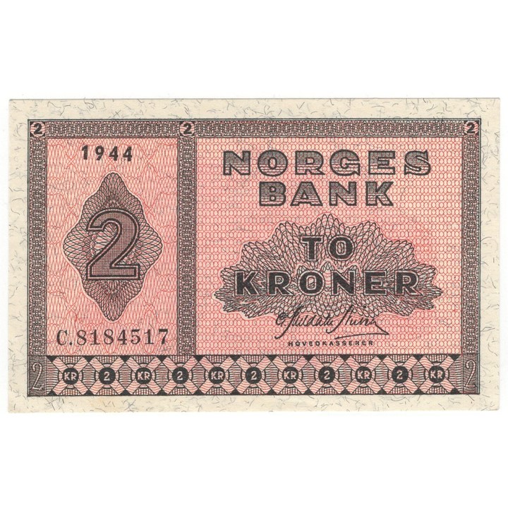 2 kroner 1944 C. Kv.0