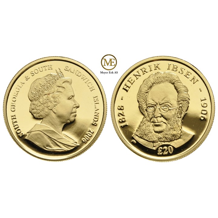 20 Pounds - Elizabeth II Henrik Ibsen. Proof
