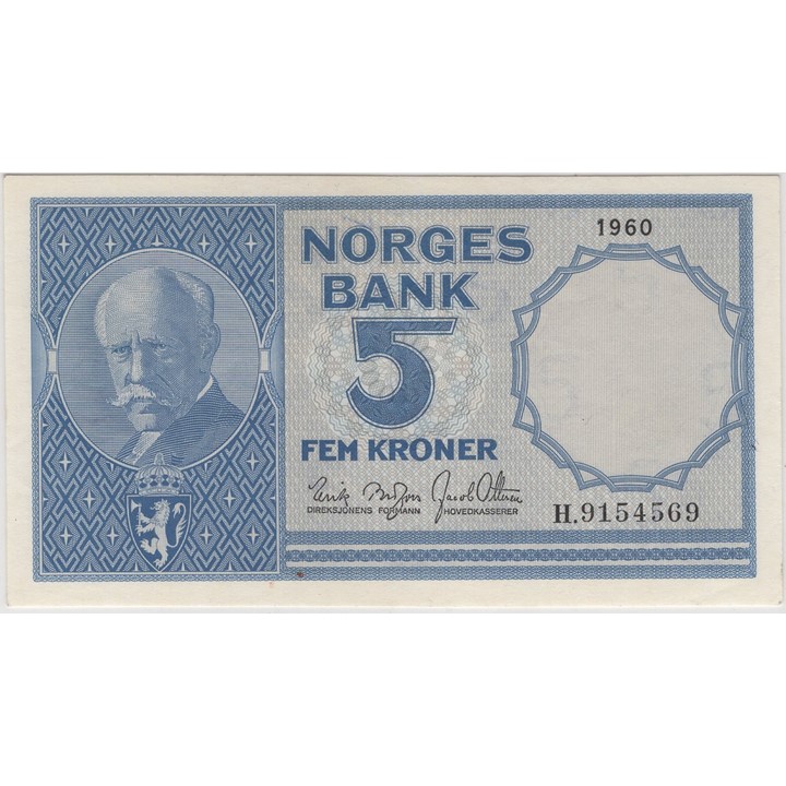 5 kroner 1960 H.9154569 Kv.0