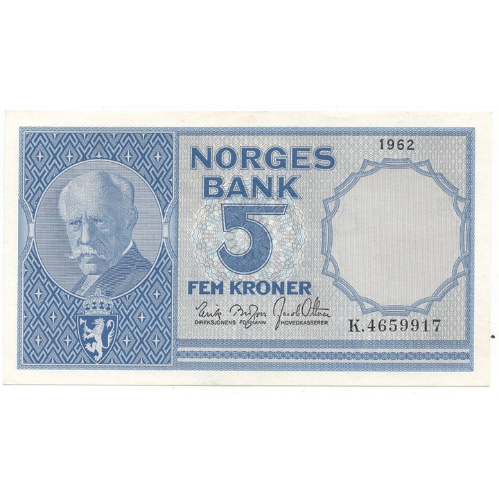 5 kroner 1962 K.4659917. Kv.0