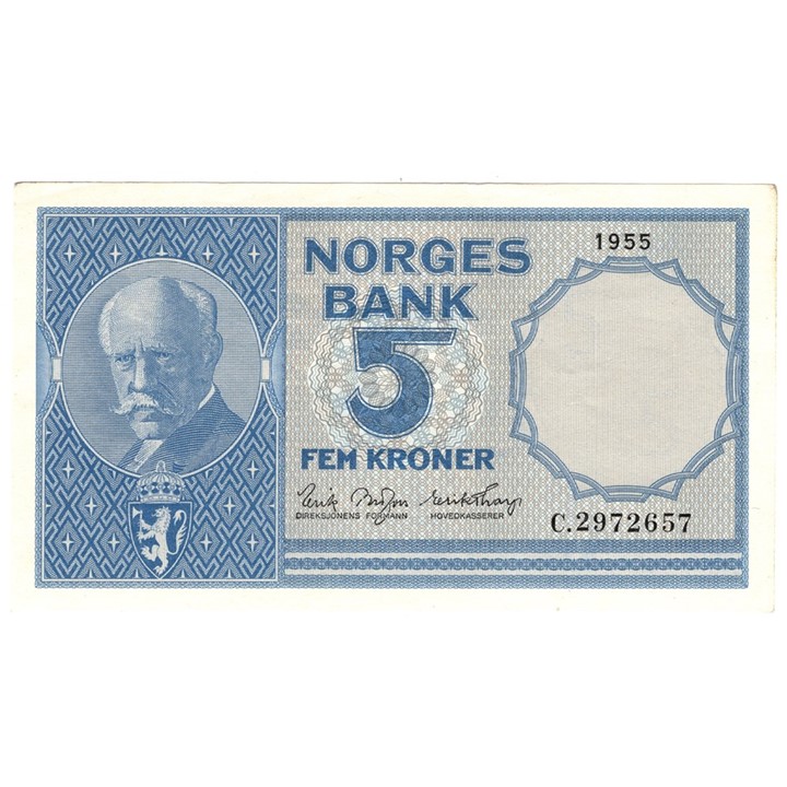 5 Kroner 1955 C. Kv.01