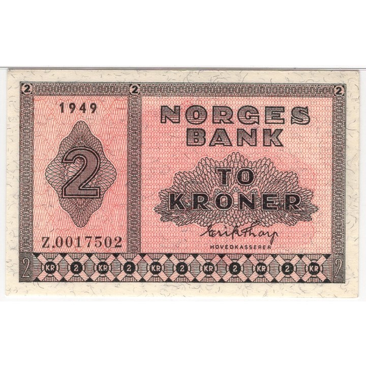 2 kroner 1945 D.7751758. Kv.0-