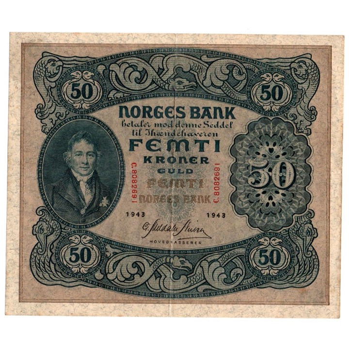 50 kroner 1943 C. 
