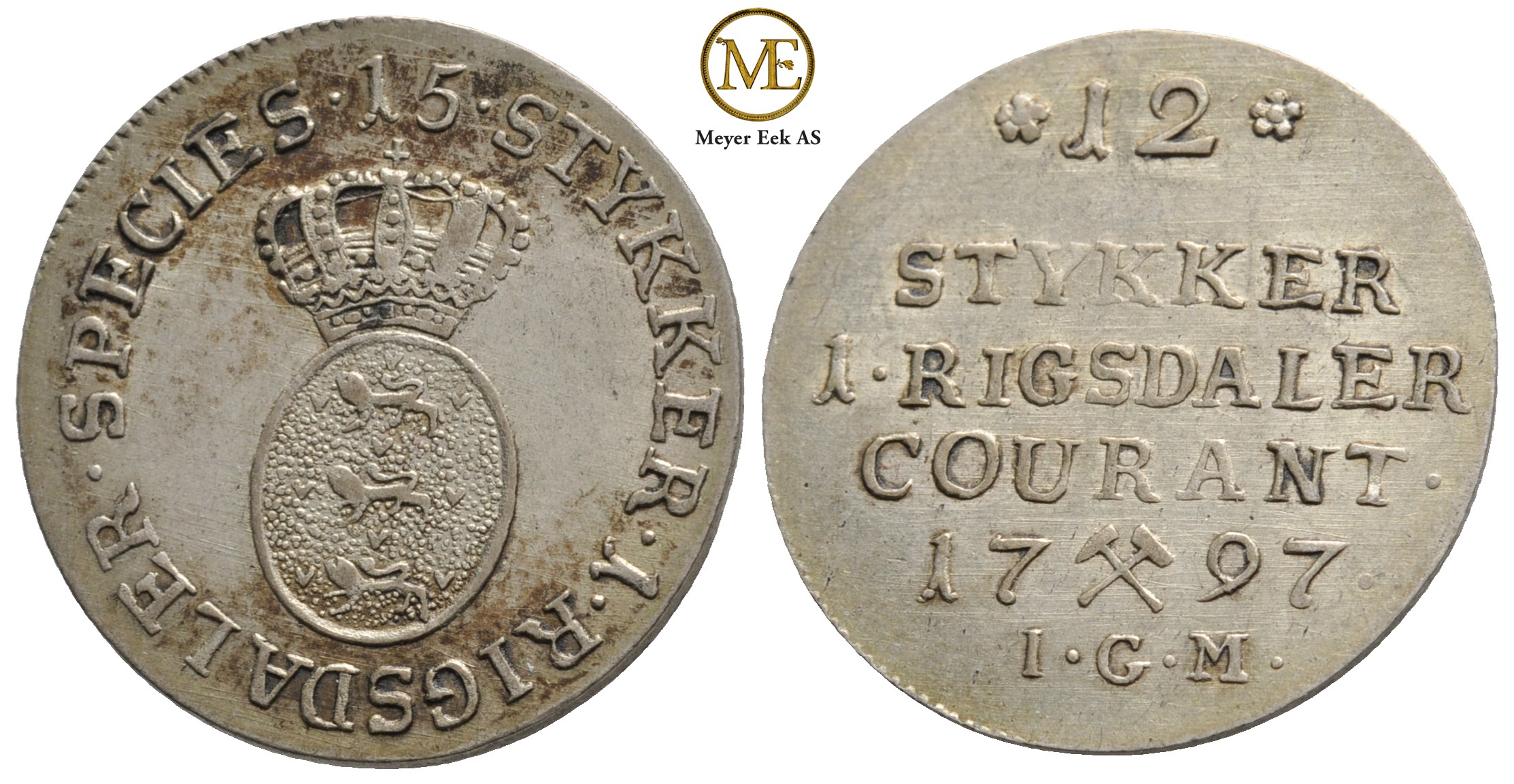 8 skilling 1797 Christian VII.  Kv.01