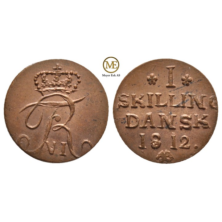 Skilling 1812 Frederik VI. Kv.0