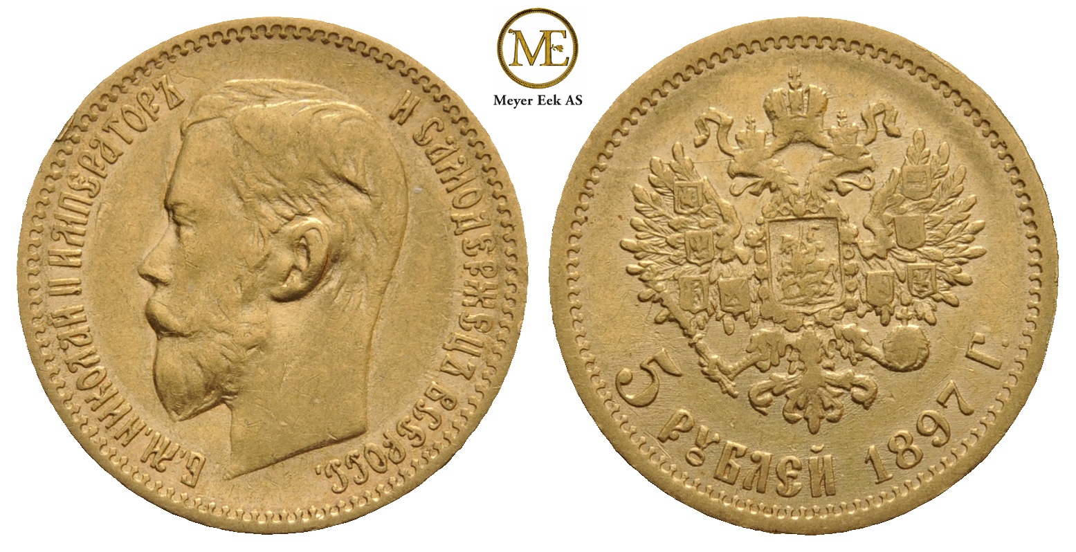 5 rubel 1897 Nikolai II. Kv.01