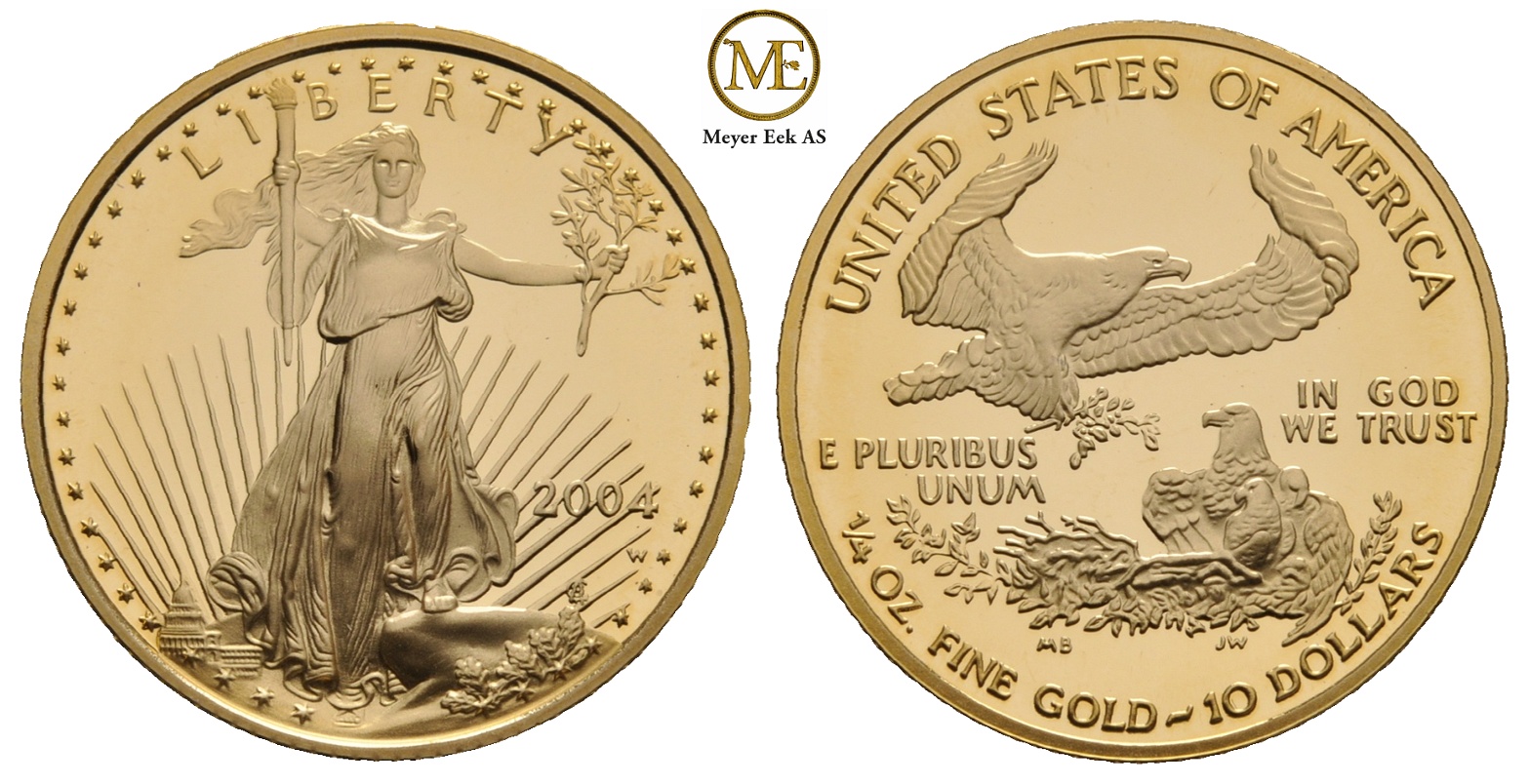 10 dollar Gold Eagle 2004. Proof