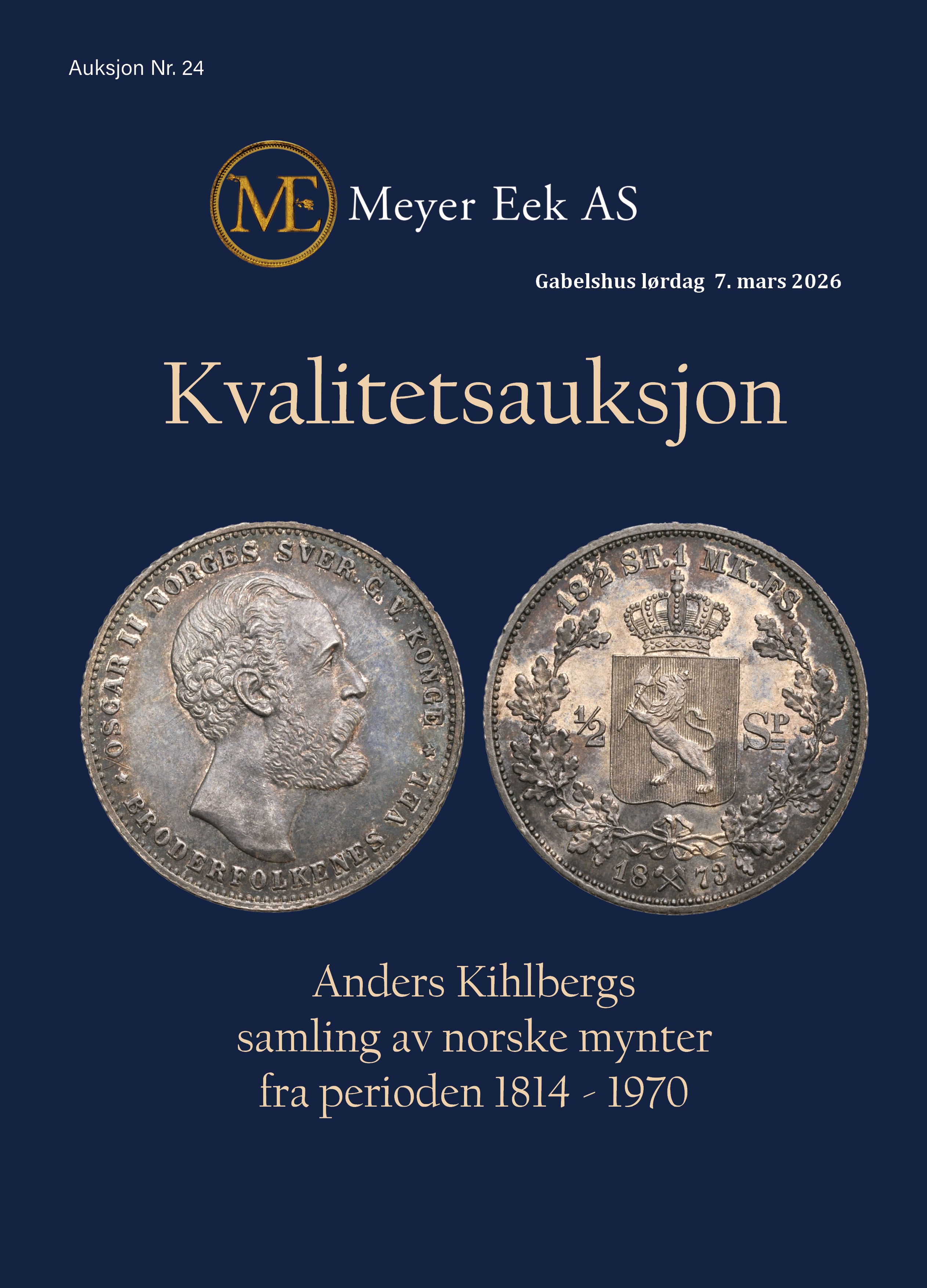 Auksjon 24 Myntauksjon Omslag Kihlberg V1