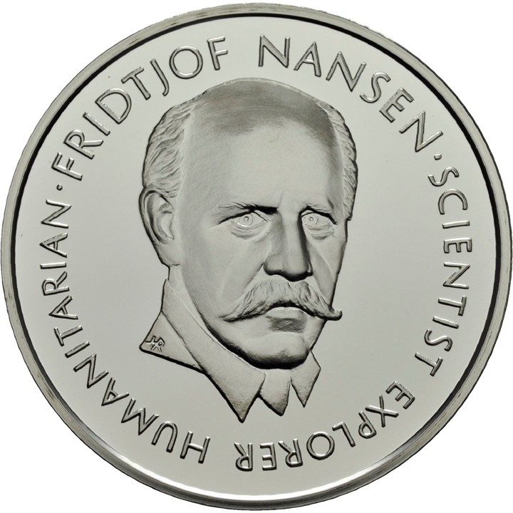 Minnemedalje for Fridtjof Nansens nobelspris i 1922