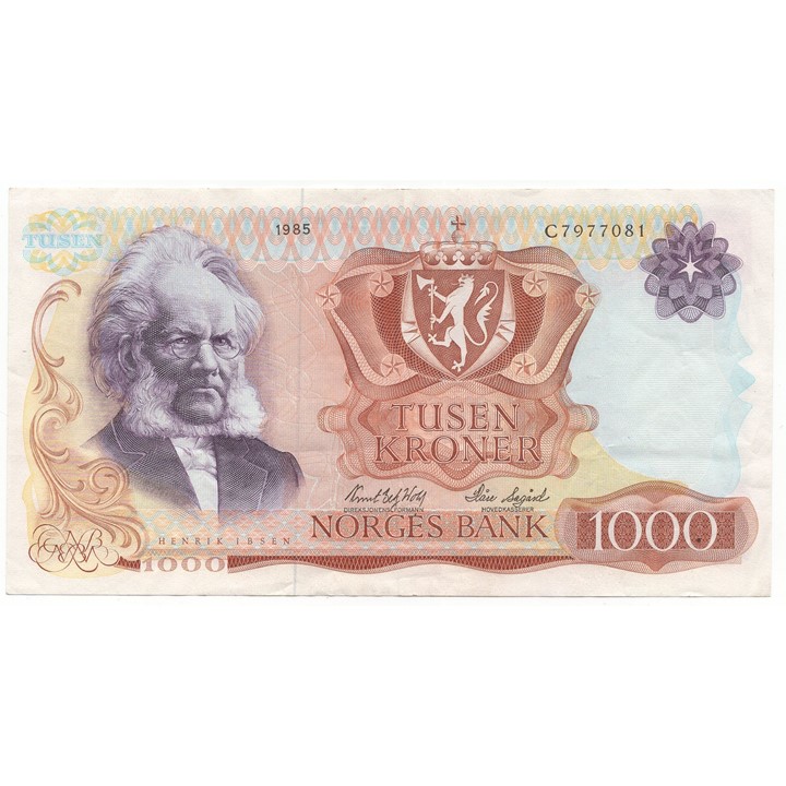 1000 kroner 1985 C.7977081. Kv.1