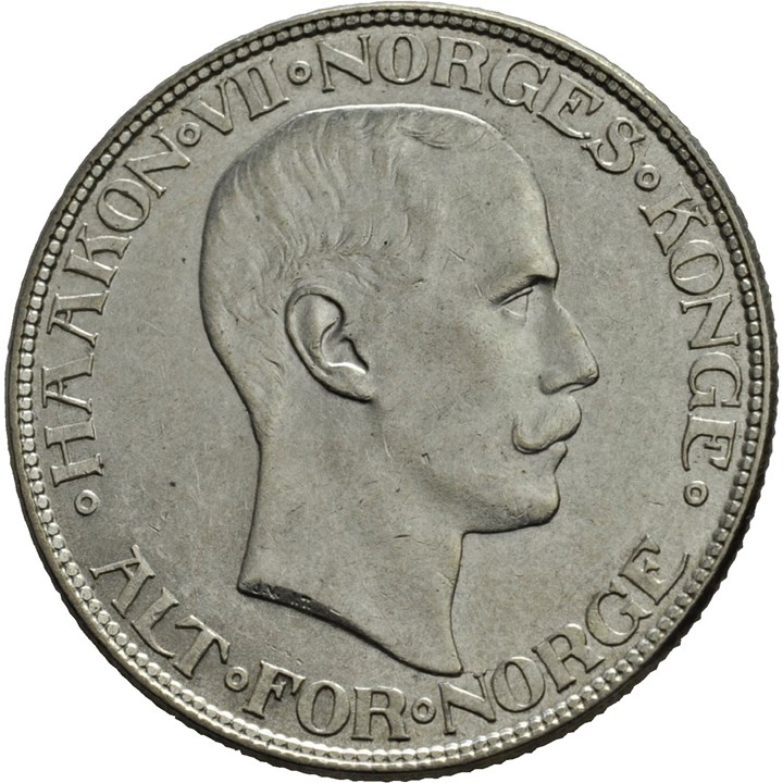 2 kroner 1916 Haakon VII. Kv.01