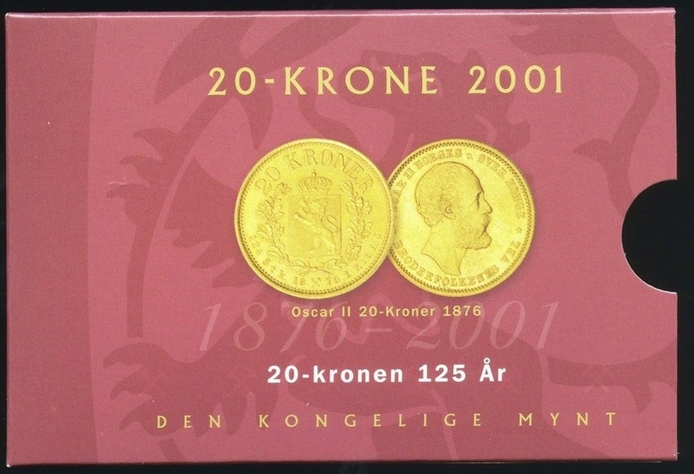 20 kroner 2001 m/stjerne. BU