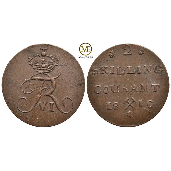 2 skilling 1810 Frederik VI. Kv.01