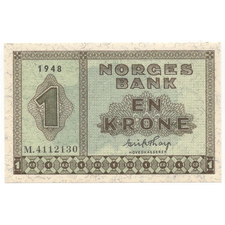 1 krone 1948 M. Kv.0