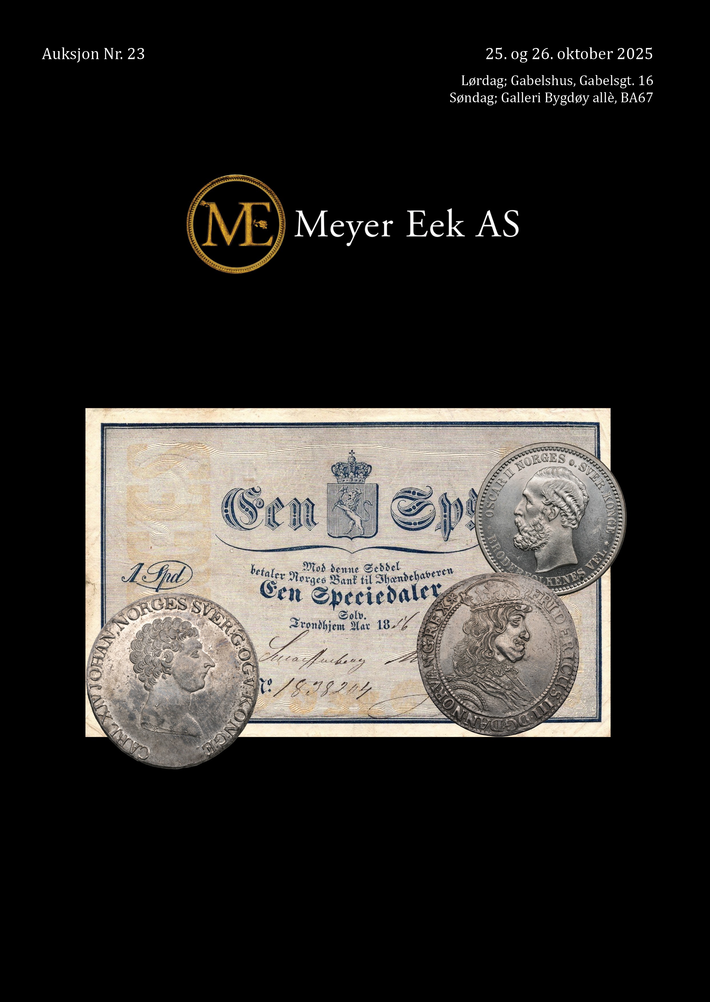 Auksjon Nr 23 Myntauksjon Utkast 2