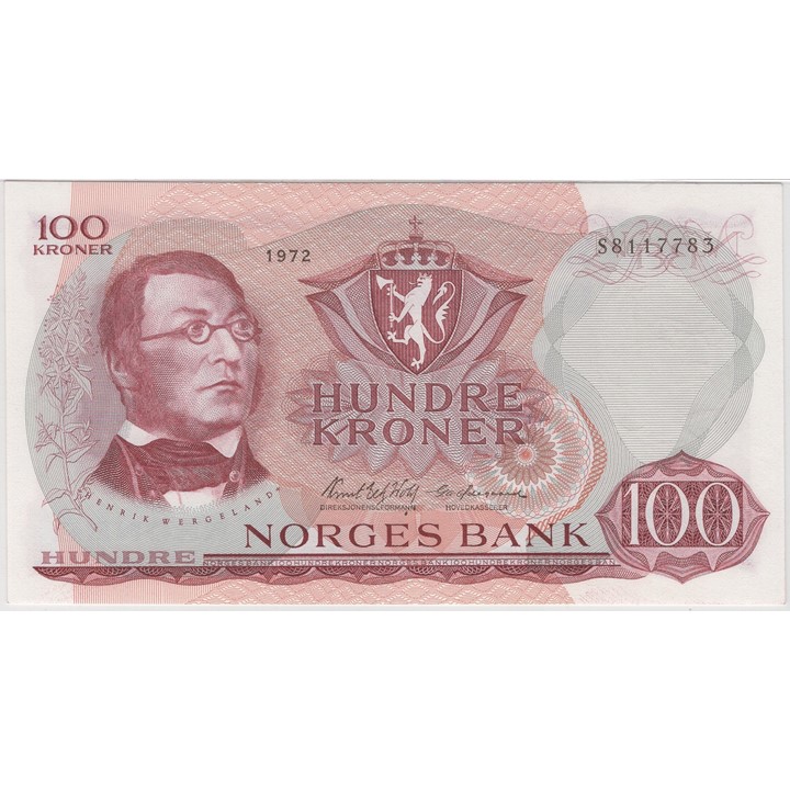 100 kroner 1972 S.8117783 Kv.0