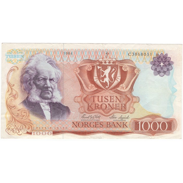 1000 kroner 1984 C.3868051. Kv.1