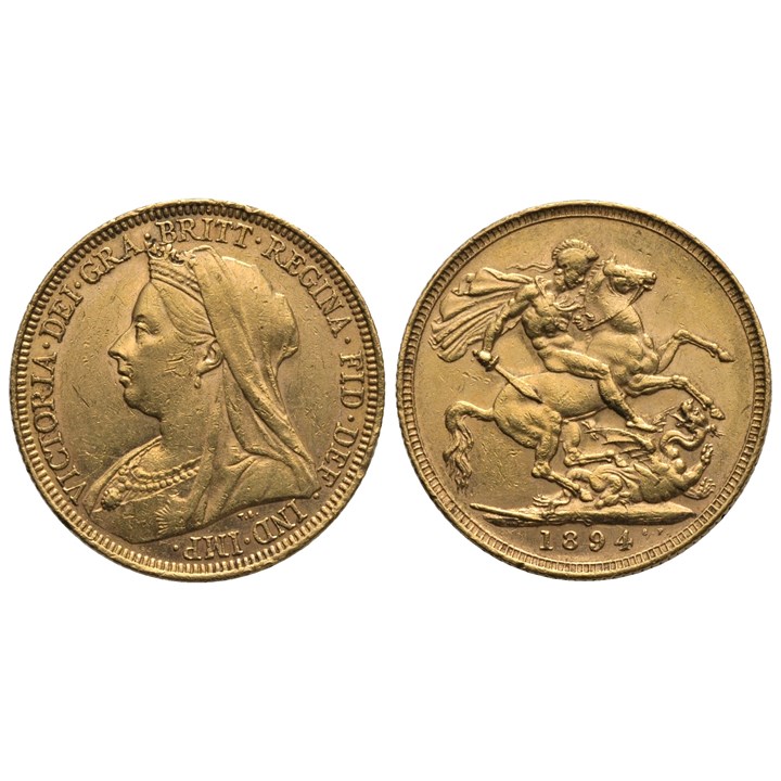 Sovereign 1894s. Viktoria. Kv.01
